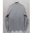画像3: 【ラルフローレン】 【POLO ralph lauren】【グレー】コットン【長袖ポロシャツ】 【サイズＬ】 <br> (3)
