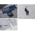 画像2: 【ラルフローレン】 【POLO ralph lauren】【グレー】コットン【長袖ポロシャツ】 【サイズＬ】 <br> (2)