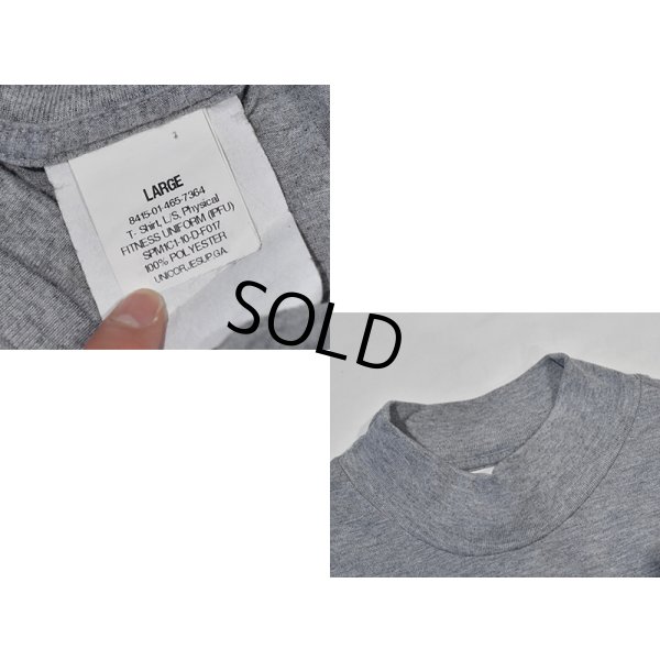 画像2: 【00's】【U.S.ARMY】米軍【ARMY】【グレー】【モックネック】【フィットネスユニフォーム】【ロンT】【サイズL】