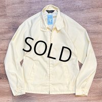 80’ｓ【ビンテージ】【TOWN CRAFT】タウンクラフト【レモンイエロー】【スウィングトップ】【ジップアップブルゾン】【サイズS】 