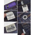 画像2: 90's【USA製】【LEVI'S】【シルバータブ】【リーバイス】【エンジ×水色チェック】【デニム生地ショーツ】【W33】<br> (2)