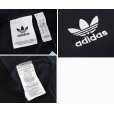 画像2: 【ビンテージ】【アディダス】adidas【黒】【黒無地】パーカー　胸トレフォイルロゴ入り【サイズL】<br> (2)