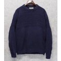 USA製 ビンテージ【L.L.Bean】L.L.ビーン【紺地】【セーター】【サイズＬ】 