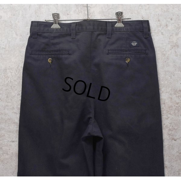 画像4: 【USA製】【ビンテージ】【DOCKERS】ドッカーズ【紺地】【２タックコットンパンツ】【32ｘ34】 
