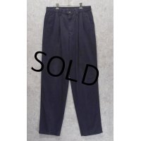 【USA製】【ビンテージ】【DOCKERS】ドッカーズ【紺地】【２タックコットンパンツ】【32ｘ34】 