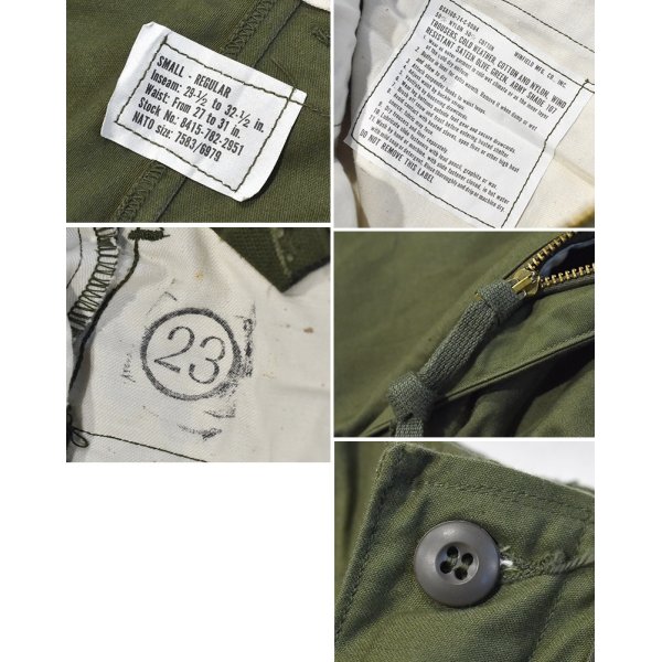 画像3: 【デッドストック】【70's】【米軍実物】【ビンテージ】U.S.ARMY【M-65】M65【フィールドパンツ】カーゴパンツ【S-R】 