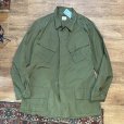 画像1: 【デッドストック】60's【ビンテージ】U.S.ARMY【米軍実物】ノンリップ【ジャングルファティーグジャケット】【L-LONG】<br> (1)