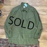 【デッドストック】60's【ビンテージ】U.S.ARMY【米軍実物】ノンリップ【ジャングルファティーグジャケット】【L-LONG】 