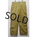 【40's】【ビンテージ】U.S.ARMY 米軍実物【裏地付きチノパンツ】ウール裏地【チノパンツ】M41 M42【チノパン】【W33程度】 