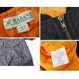 画像2: 【ビンテージ】【HABAND】【ブラック】【ビニールレザー】【MA-1】レザージャケット【サイズＸＬ】<br> (2)