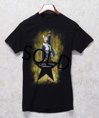 【ビンテージ】【BLACK MATTER】黒【CATMILTON】猫プリント【Tシャツ】【サイズS】 