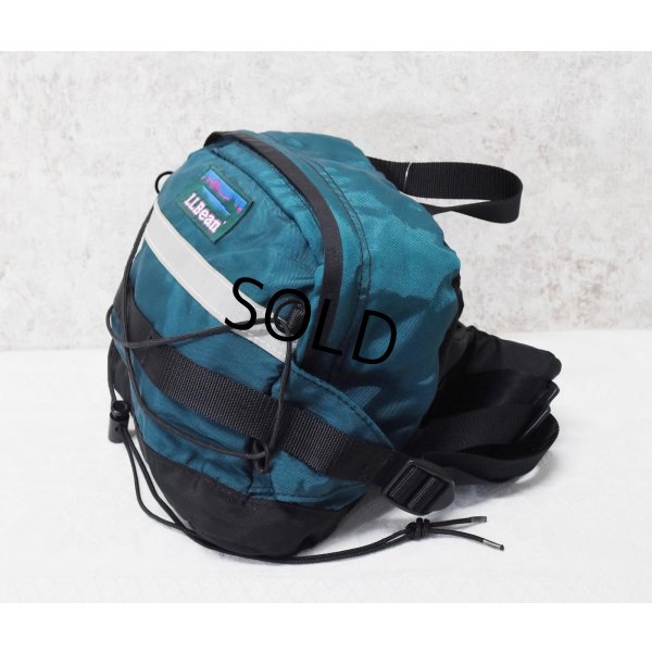 画像3: 【ビンテージ】【L.L.Bean】エルエルビーン【緑ｘ黒×リフレクター】【ウエストバッグ】【ウエストポーチ】 