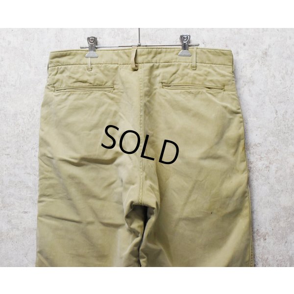 画像4: 40's【米軍実物】【ビンテージ】【U.S.ARMY】【Ｍ-1941】【ウール裏地付き】【チノパンツ】【W35程度】 