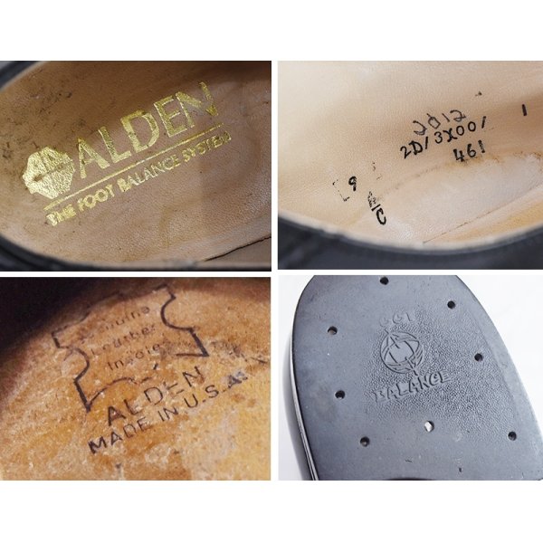 画像2: 【オールデン】ALDEN 黒 【モカシン】【レザーシューズ】【9 A/C】【27cm程度】 