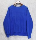 【USA製】【90's】【チャンピオン】【Champion】ビンテージ【青】【目無し】【無地】【リバースウィーブ】スウェット【サイズL】 