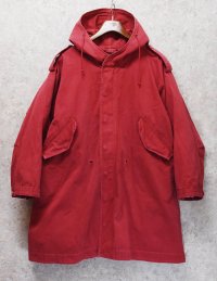 90's~【ビンテージ】【POLO COUNTRY】ポロカントリー【ラルフローレン】【赤】【M51タイプ】フィッシュテイルパーカー【モッズパーカー】レディース古着【レディースM】 