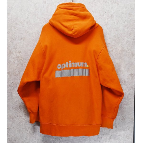 画像3: 【USA製】【ビンテージ】【CAMBER】【キャンバー】optimum【オレンジ】【ジップアップパーカー】【サイズXL】 