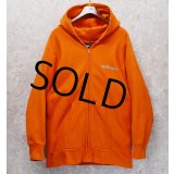 【USA製】【ビンテージ】【CAMBER】【キャンバー】optimum【オレンジ】【ジップアップパーカー】【サイズXL】 