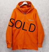 【USA製】【ビンテージ】【CAMBER】【キャンバー】optimum【オレンジ】【ジップアップパーカー】【サイズXL】 