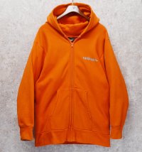 【USA製】【ビンテージ】【CAMBER】【キャンバー】optimum【オレンジ】【ジップアップパーカー】【サイズXL】 
