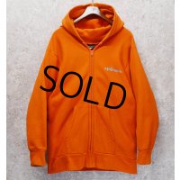 【USA製】【ビンテージ】【CAMBER】【キャンバー】optimum【オレンジ】【ジップアップパーカー】【サイズXL】 