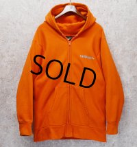 【USA製】【ビンテージ】【CAMBER】【キャンバー】optimum【オレンジ】【ジップアップパーカー】【サイズXL】 