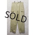 ビンテージ【Eddie Bauer】【エディーバウアー】【ベージュ】【カーゴパンツ】【33ｘ32】 