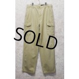 ビンテージ【Eddie Bauer】【エディーバウアー】【ベージュ】【カーゴパンツ】【33ｘ32】 