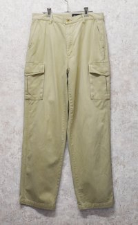 ビンテージ【Eddie Bauer】【エディーバウアー】【ベージュ】【カーゴパンツ】【33ｘ32】 