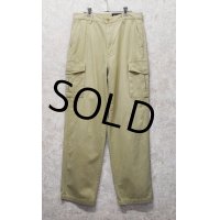 ビンテージ【Eddie Bauer】【エディーバウアー】【ベージュ】【カーゴパンツ】【33ｘ32】 