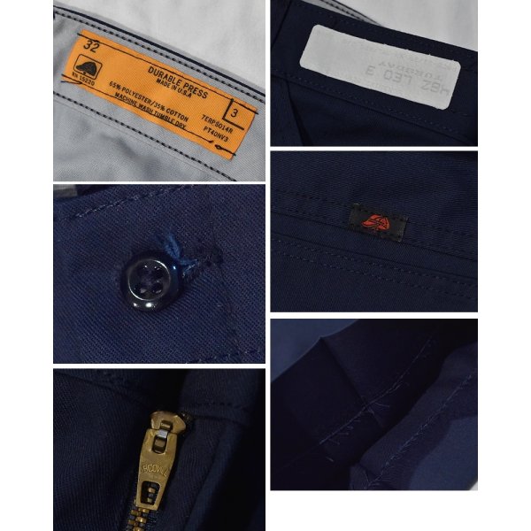 画像3: USA製【RED KAP】【レッドキャップ】紺【ポリコットン】【ワークパンツ】【W32】 