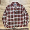 画像1: ビンテージ【POLO RALPH LAUREN】ラルフローレン 赤ｘ白ｘ黄 チェック【ライトフランネルシャツ】オープンカラーシャツ サイズL<br> (1)