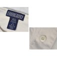 画像2: 【ビンテージ】【ランズエンド】【LANDS' END】【白ｘグレー】【ヘンリーネック】ベースボールＴシャツ【サイズＭ】<br> (2)