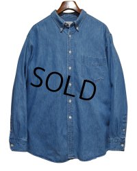 90’s USA製 ビンテージ【J.Crew】ジェイクルー【デニム】【ボタンダウンシャツ】【サイズＬ】 