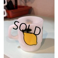 【Fire King】【ファイヤーキング】【スーパーフルーツ】【レモン】【スタッキングマグ】【マグカップ】 