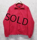 90's~ ビンテージ【パタゴニア】patagonia【赤】ハーフジップスウェット【サイズＳ】 