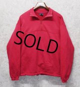 90's~ ビンテージ【パタゴニア】patagonia【赤】ハーフジップスウェット【サイズＳ】 