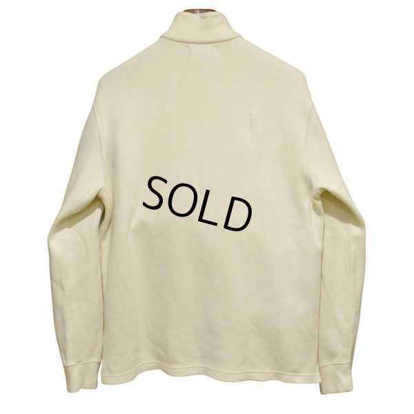 画像3: オールド【ラルフローレン】POLO RALPH LAUREN【クリーム色】【無地】【ハーフジップ】【コットンセーター】【サイズＭ】  