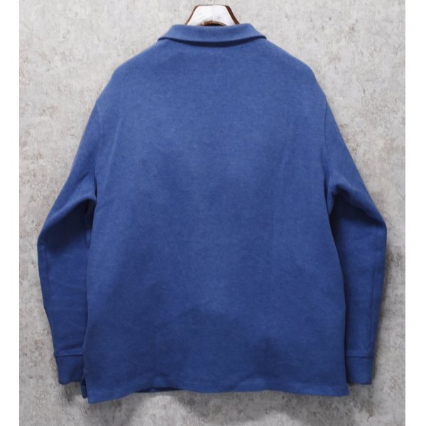 画像3: 【ラルフローレン】POLO RALPH LAUREN【青】【無地】【ハーフジップ】【コットンセーター】【サイズXL】  
