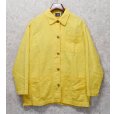 画像1: 【ビンテージ】【Lizwear】【黄色】シャツ【ジャケット】レディースＭ【レディース古着】 <BR> (1)