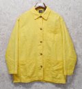 【ビンテージ】【Lizwear】【黄色】シャツ【ジャケット】レディースＭ【レディース古着】  