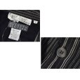 画像2: イタリー製【ビンテージ】バーニーズニューヨーク【BARNEYS NEW YORK】【黒×生成り ストライプ】【レーヨンシャツ】【サイズM】<br> (2)