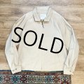 ~90’s【USA製】【ビンテージ】【LONDON FOG】【ロンドンフォグ】【ベージュ】【ジップアップブルゾン】【スウィングトップ】【US44】 