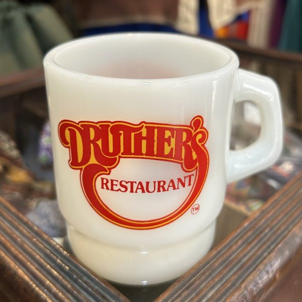 画像1: 【Fire King】【ファイヤーキング】DRUTHER'S RESTAURANT ドラサーズ レストラン【スタッキングマグ】【マグカップ】 