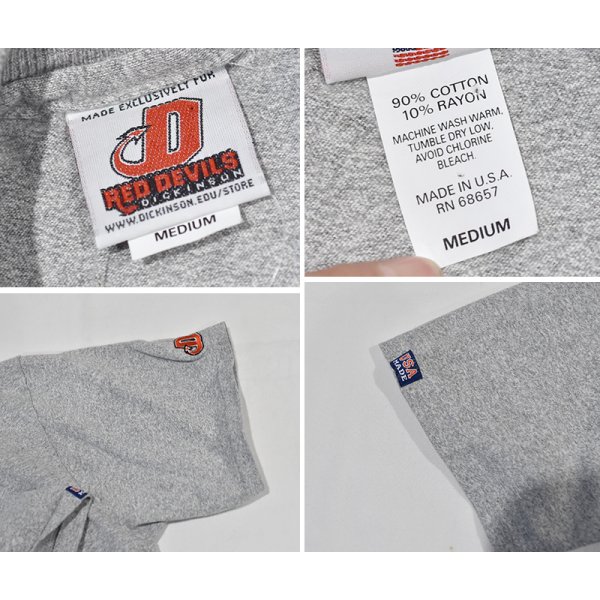 画像2: 【USA製】【ビンテージ】The Cotton Exchange【コットンエクスチェンジ】【dickinson college】【ディキンソン大学】【カレッジTシャツ】【サイズＭ】 