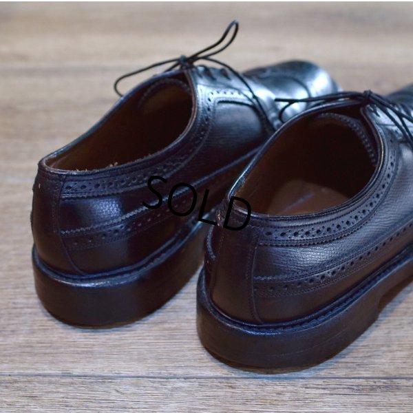画像5: 【ビンテージ】【フローシャイム インペリアル】【黒】【ウィングチップシューズ】【7D】【25cm程度】 