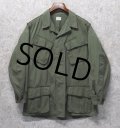 60's【ビンテージ】U.S.ARMY【米軍実物】ノンリップ【ジャングルファティーグジャケット】【M-R】 