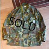 60's【ビンテージ】【米軍実物】【U.S.ARMY 】【ERDL】リップストップ【ジャングルファティーグジャケット】【ファティーグシャツ】【M-SHORT】 