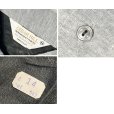 画像2: デッドストック【USA製】ビンテージ【CEDAR HILL】【黒×グレー】アクリル【長袖ポロシャツ】 【サイズＭ】 <br> (2)