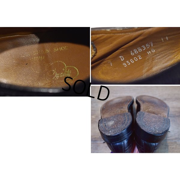画像2: 【ビンテージ】【フローシャイム インペリアル】【黒】【ウィングチップシューズ】【7D】【25cm程度】 
